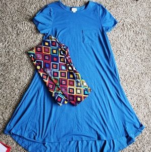 Lularoe Carly w/ matching legging